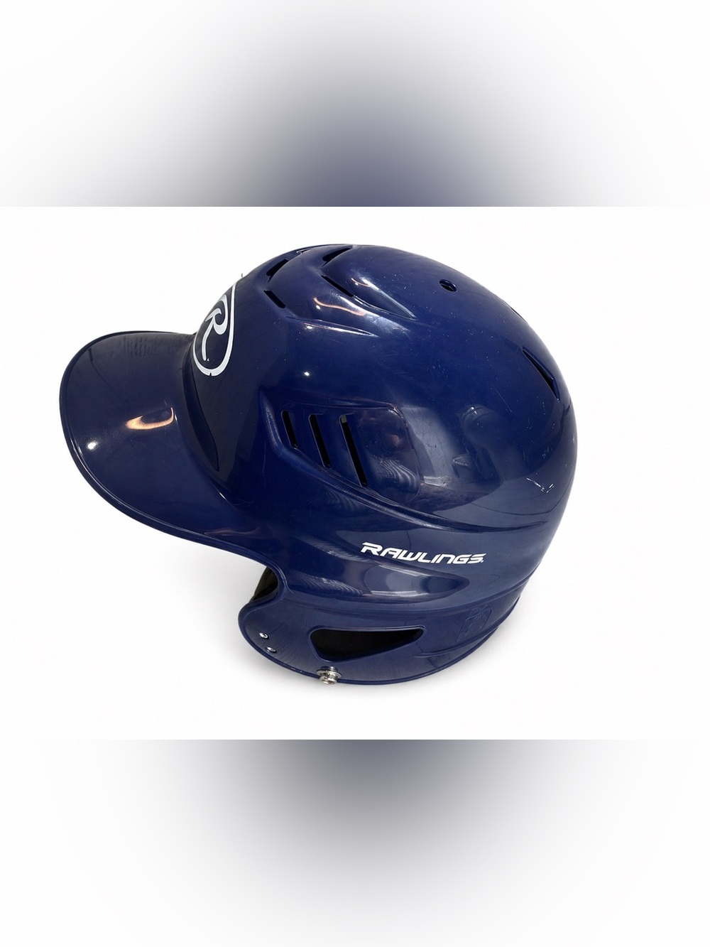 Rawlings Baseball Batting Helmet Blue Youth One Size MLB Used